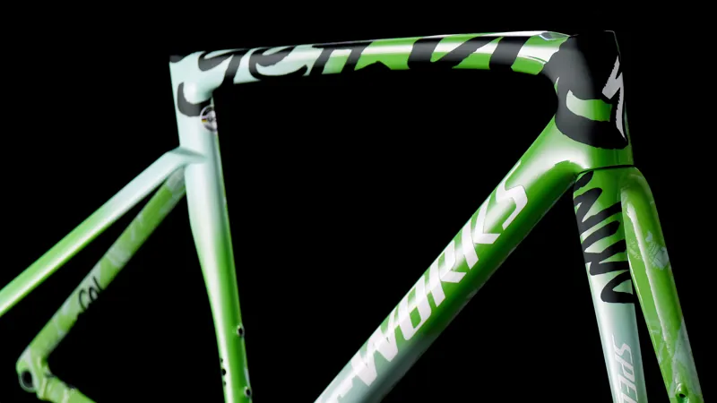 S-Works Tarmac SL7 Frameset - Celebration Tdf Green Jersey -3